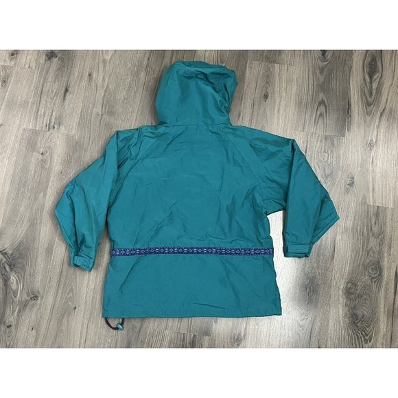 Vintage Eastern Mountain Sports Jacket Pullover Packable Womens Medium Aztec EMS - Picture 7 of 10